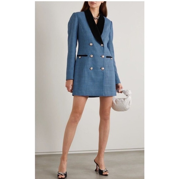 REBECCA VALLANCE Houndstooth blazer dress. Size 6. Never worn - Picture 4 of 11